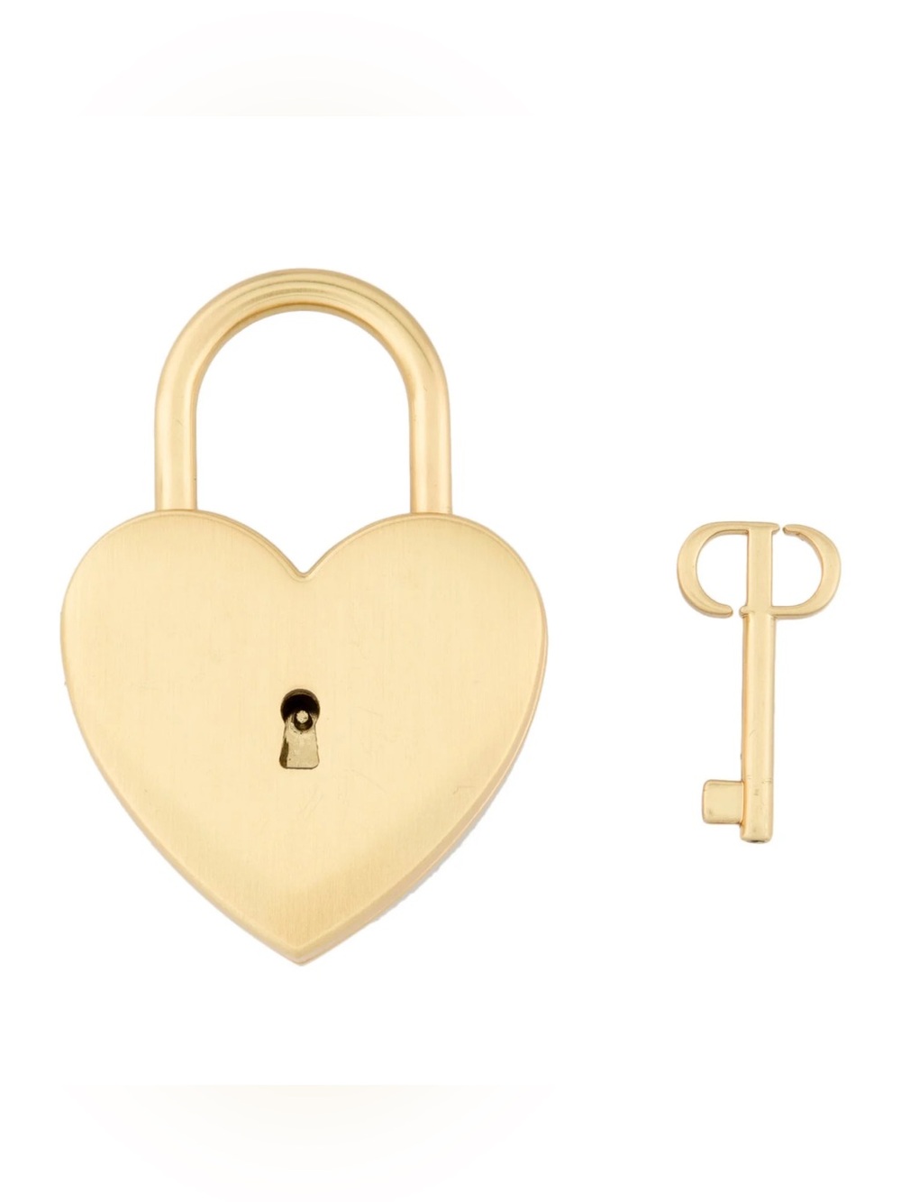 Dior Cadena Gold-tone Lock & Key - Limited Edition - NIB
